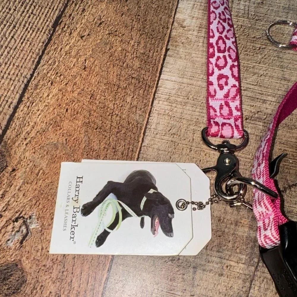 Harry Barker Collar & Leash Pink New Unused‎